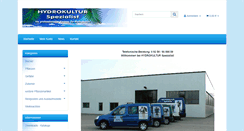 Desktop Screenshot of hydrokultur-spezialist.de
